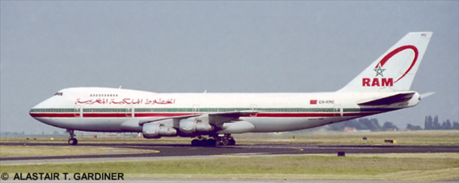 Royal Air Maroc (RAM) Boeing 747-200