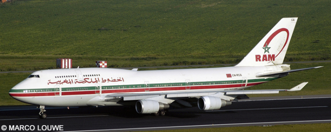Royal Air Maroc (RAM) Boeing 747-400