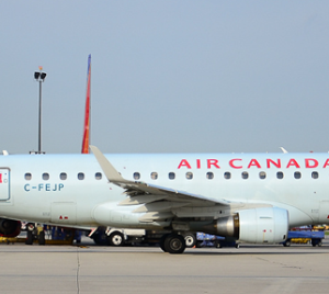 Air Canada Embraer E175 (Ice Blue Livery With 75th Anniversary Decal)