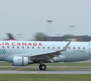 Air Canada Embraer E175 (Ice Blue Livery With 100th Embraer E175 Titles)