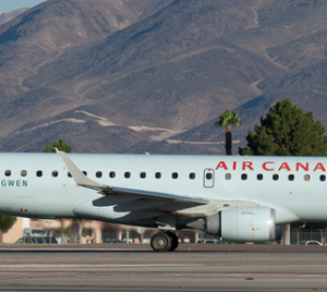 Air Canada Embraer E190 (Ice Blue Livery With 75th Anniversary Decal)
