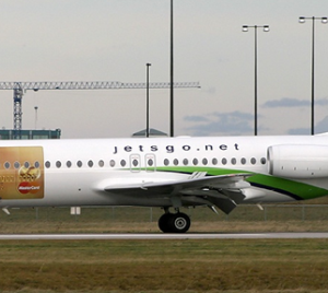 Jetsgo Fokker F-100 (Mastercard Livery)