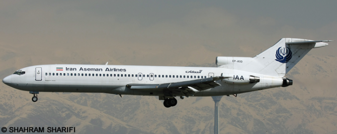 Aseman Iran Airlines Boeing 727-200 (Old Livery)