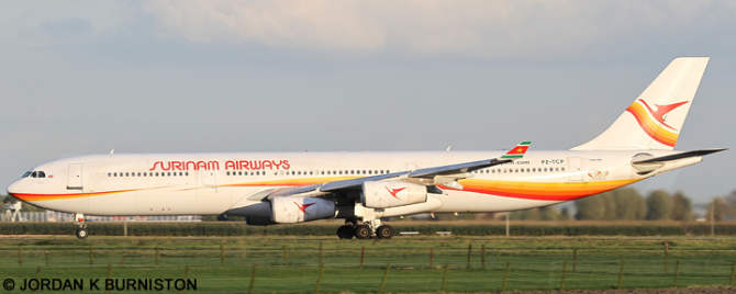 Surinam Airways Airbus A340-300 ("Palulu")