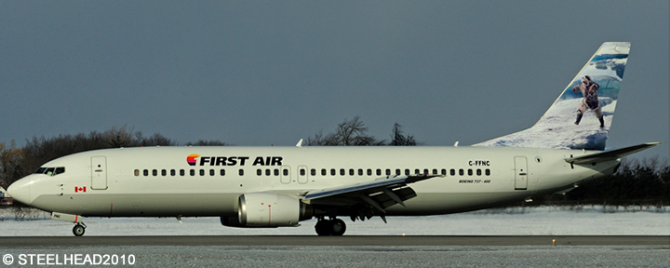 First Air Boeing 737-400 (Fisherman Tail)