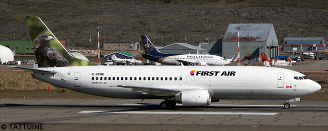 First Air Boeing 737-400 (Eagle Tail)