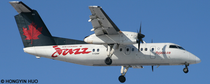 Air Canada Jazz DeHavilland Dash 8-100 (Old Livery)