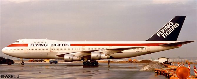 Flying Tigers Boeing 747-100 (Global International Airways Livery)