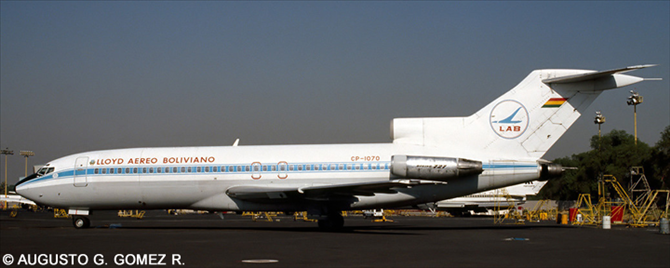 Lloyd Aereo Boliviano (LAB) Boeing 727-100 (Old livery)