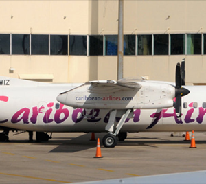 Caribbean Airlines DeHavilland Dash 8-300 (Special Hummingbird Tail)