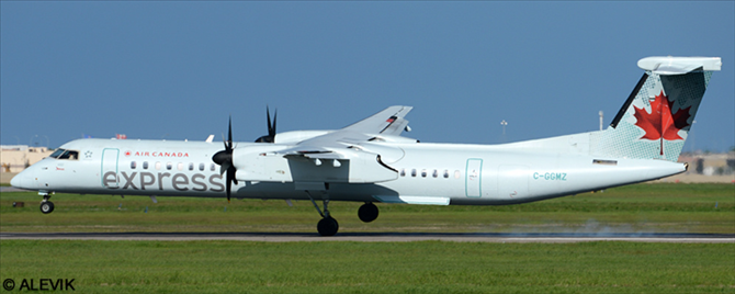 Air Canada Express Bombardier Dash 8-Q400 (Ice Blue Livery - Operated By Jazz)