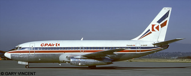CP Air Boeing 737-200 (Britannia Airways Livery)