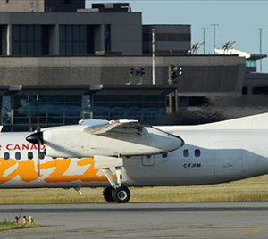 Air Canada Jazz DeHavilland Dash 8-300 (Yellow)
