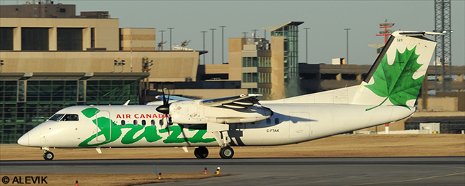 Air Canada Jazz DeHavilland Dash 8-300 (Green)