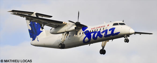 Air Canada Jazz DeHavilland Dash 8-300 (Blue - Fantasy)