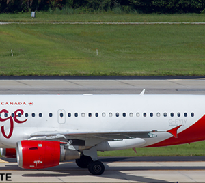 Air Canada Rouge Airbus A319 (Large Titles)
