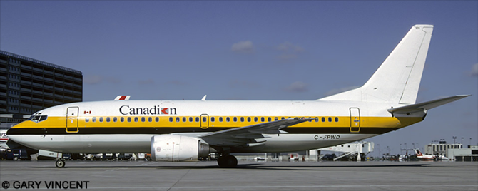 Canadian Airlines Boeing 737-300 (Monarch Airlines Livery)