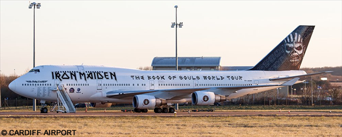 Air Atlanta Icelandic Boeing 747-400 (Iron Maiden "Book of Souls World Tour 2016" Livery)