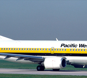Pacific Western Airlines (PWA) Boeing 737-300 (Monarch Airlines Livery)