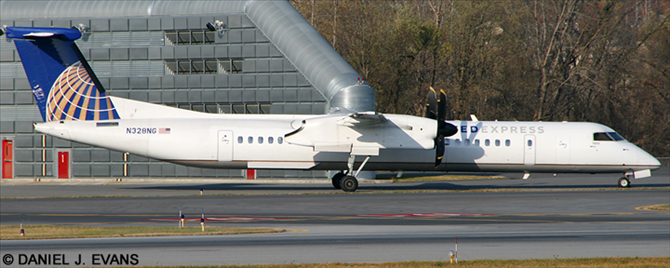 United Airlines Bombardier Dash 8-Q400 (Continental Livery)