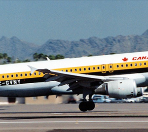 Canada 3000 Airbus A320 (Monarch Airlines Livery)