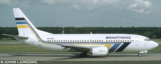 Braathens Boeing 737-300 (Transwede Livery)