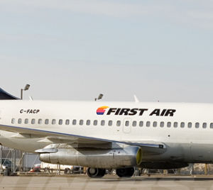 First Air Boeing 737-200 (Northern Lights Tail)