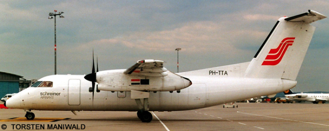 Schreiner Airways DeHavilland Dash 8-100