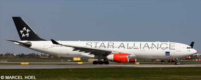 Scandinavian Airlines (SAS) Airbus A330-300 (Star Alliance Livery - With Digital Silk)