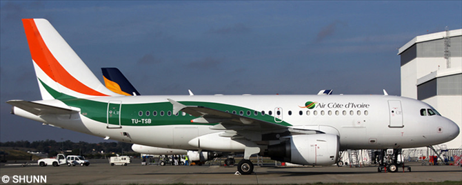 Air Côte d’Ivoire Airbus A319