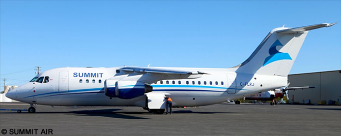 Summit Air BAe Avro RJ-85
