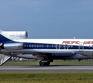 Pacific Western Airlines (PWA) Boeing 727-100