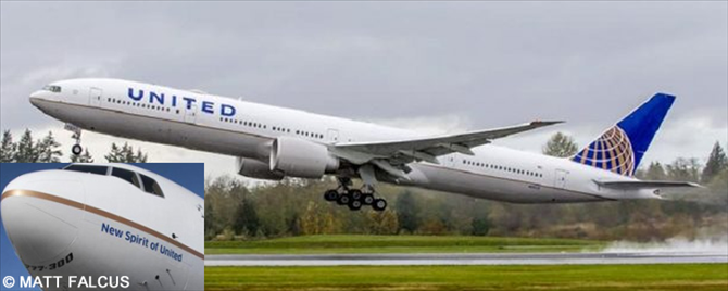 United Airlines Boeing 777-300 (Continental Livery)