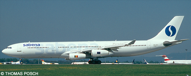 Sabena Airbus A340-300 (Billboard Livery)