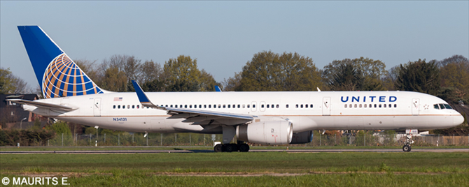 United Airlines Boeing 757-200 (Continental Livery)