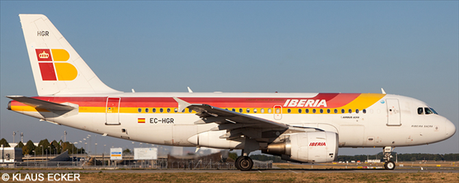 Iberia Airbus A319 (Old Livery)