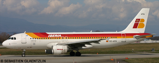 Iberia Airbus A320 (Old Livery)