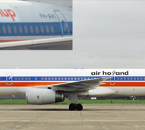Air Holland Boeing 757-200 (Stripe Livery With Hup Holland Hup Titles)