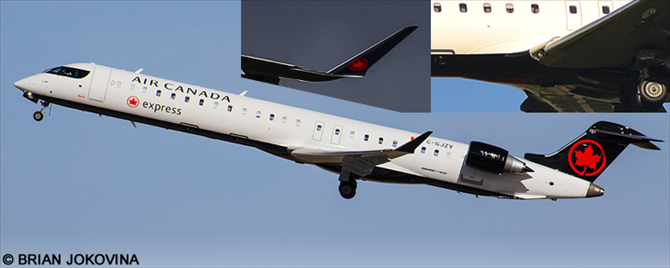 Air Canada Express Bombardier CRJ-900 (New Livery - With Digital Silk)