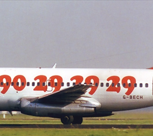 EasyJet Boeing 737-200 (Large Telephone Number)