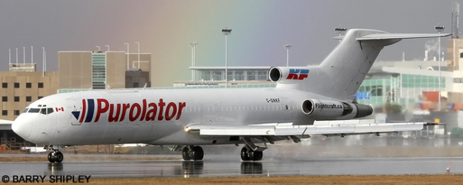 Purolator Boeing 727-200 (Operated by Kelowna Flightcraft)