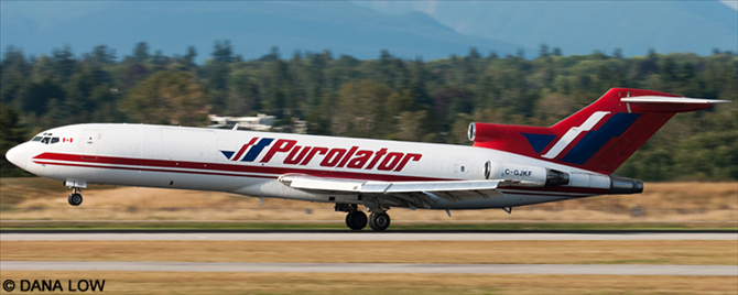 Purolator Boeing 727-200 (New Red Livery - With Digital Silk)
