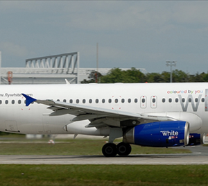 White Airways Airbus A320 (With Digital Silk)