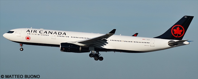 Air Canada Airbus A330-300 (New Livery - With Digital Silk)