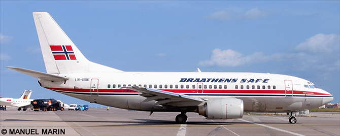 Braathens Safe Boeing 737-500