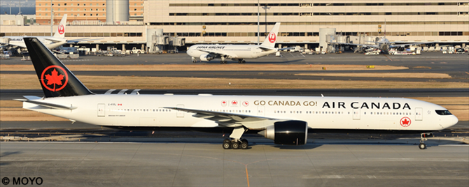 Air Canada Boeing 777-300 (New Livery With 2018 Olympics Titles - With Digital Silk)