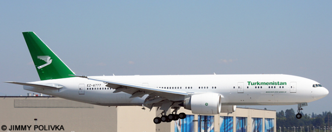 Turkmenistan Boeing 777-200