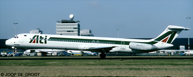 ATI Aero Trasporti Italiani McDonnell Douglas MD-82 (Green Alitalia Livery)