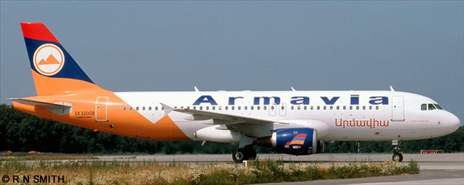 Armavia Airbus A320 (With Digital Silk)