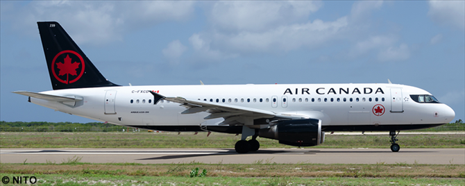 Air Canada Airbus A320 (New Livery - With Digital Silk)